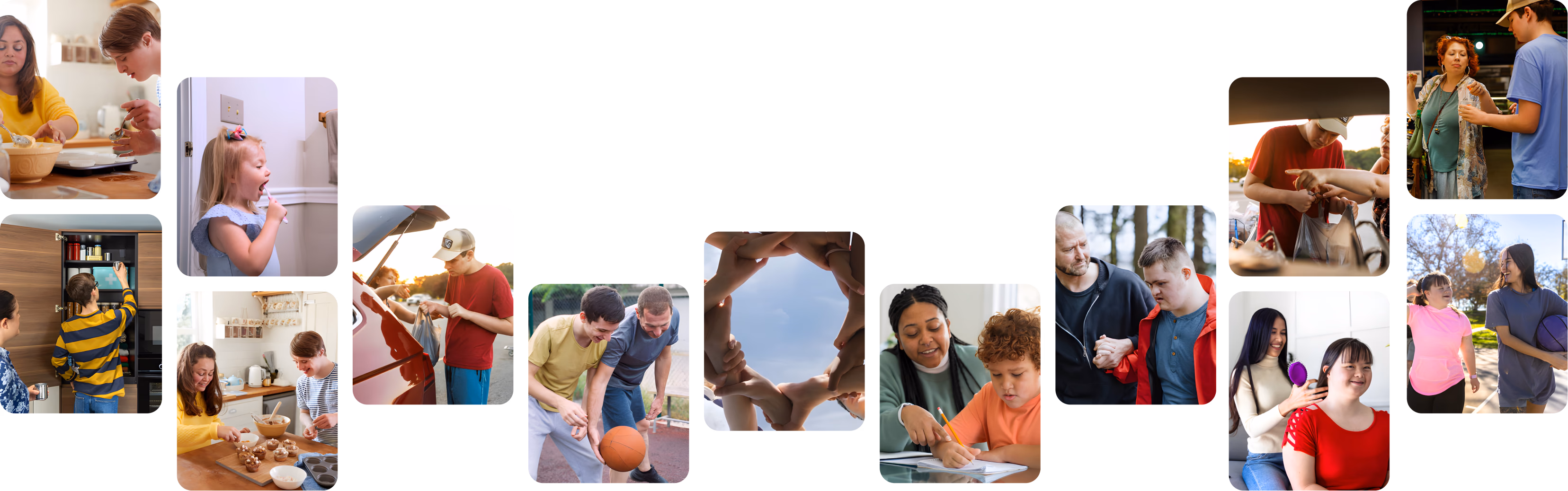 Families and caregivers in everyday moments