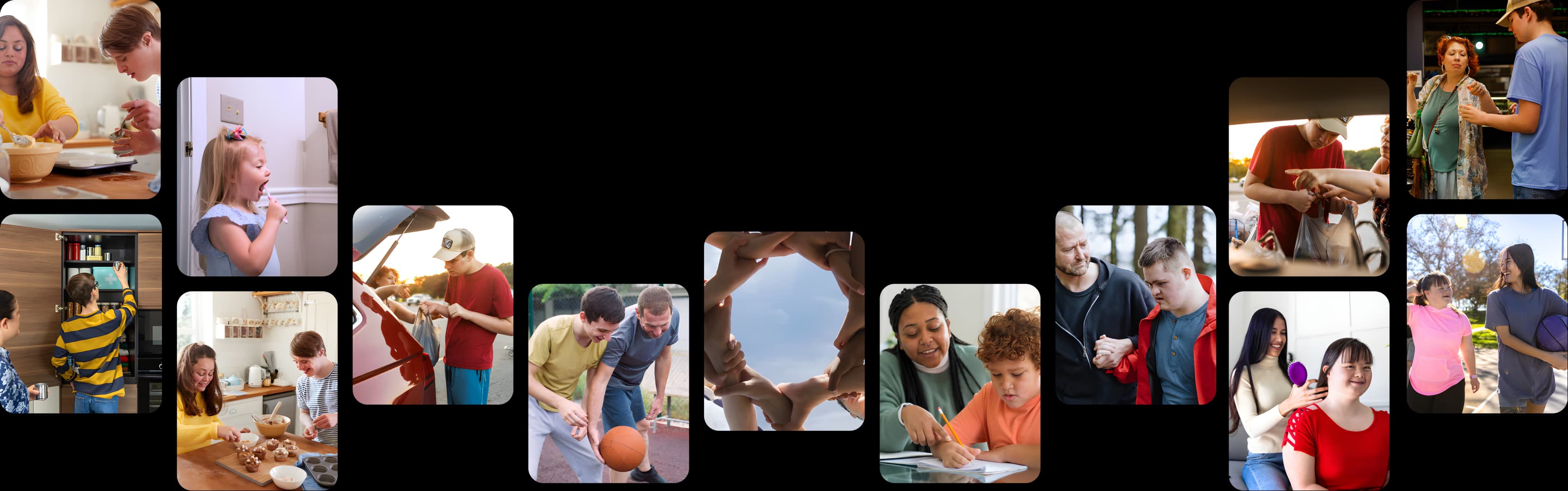 Families and caregivers in everyday moments